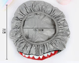 Shark Shape Shower Cap - Silver