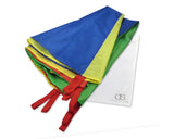 2m Rainbow Play Parachute with Handles for Kids Game