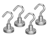 4 Pieces 25mm Neodymium Magnetic Hooks