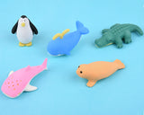 Pencil Erasers 20 Pieces Animal Erasers