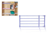 Adjustable Storage Rack Cupboard Shelf - Purple