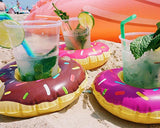 Inflatable Flamingo Drinks Holders for Swimming Pool Float Cup Holder, Pack of 6