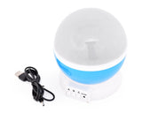 Rotating Cosmos LED Projection Night Light - Blue