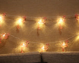 165 cm 10 LED Flamingo String Lights - Pink