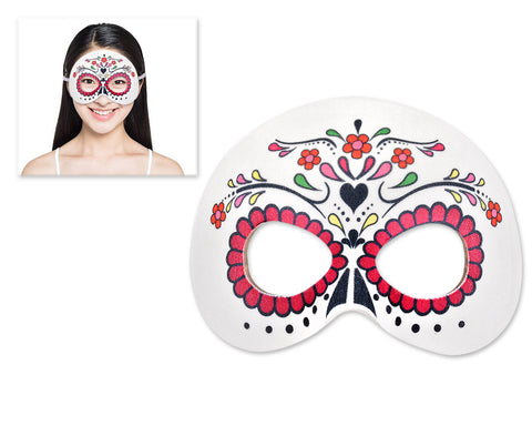 Women's Halloween Mask Masquerade Mask for Party - White