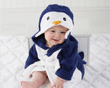 Animal Series Hooded Baby Blanket - White and Black