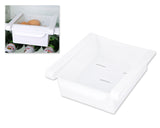 Storage Box Sliding Fridge Drawer for Refrigerator - White