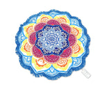 Indian Mandala Print Cotton Beach Towel 59 Inches