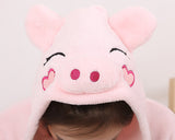 One Size One Piece Pig Pyjama - Pink