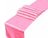 Satin Table Runner for Wedding Party Table Decoration 12 x 109 Inch