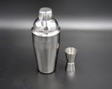 5 Pieces Stainless Steel Cocktail Set with 550ml Cocktail Shaker