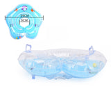 Flower Adjustable Baby Neck Float Swimming Ring - Blue