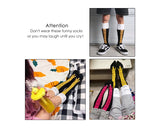 Chicken Leg Socks 3 Pairs Knee High Cotton Socks