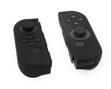 Nintendo Switch Joy Con Controllers Silicone Protective Cases - Black