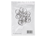 Metal Loose Leaf Binder Rings Set of 20