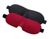 2 Pieces 3D Sleeping Eye Masks with Elastic Strap