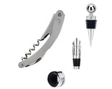 4 Pieces Stainless Steel Wine Opener Set