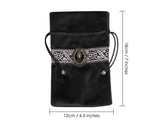 Altar Cloth Heavy Velvet Tarot Table Cover with Card Pouch