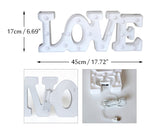 LED Marquee Love Symbol Light - White