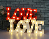 LED Marquee Love Symbol Light - Red