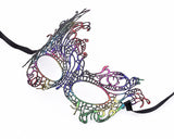 Colorful Halloween Masquerade Party Fancy Dress Sexy Lace Eye Mask - Butterfly