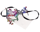 Colorful Halloween Masquerade Party Fancy Dress Sexy Lace Eye Mask - Opera Venetian