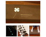 Non Slip Carpets with Luminous Clover 4 Pcs Anti Slip Stair Tread