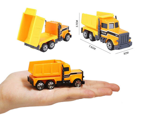 Construction Vehicles Alloy Toy Trunk Model Set of 5