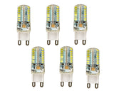 6 Pcs 3W G9 64-LED Energy Saving Crystal Capsule Light Bulb - White