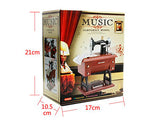 Classic Sewing Machine Mechanical Music Box