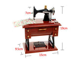 Classic Sewing Machine Mechanical Music Box