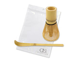 Bamboo Whisk and Hooked Bamboo Scoop