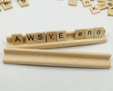 Wooden Alphabet Letters 200 Pieces Scrabble Tiles Replacement