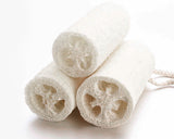 Natural Loofah Sponge 6 Pieces Exfoliating Bath Scrubber with String