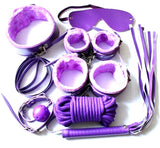 Adult SM Bondage Set with Sex Whip Set of 7