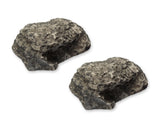 Fake Rock 2 Pieces Realistic Spare Key Holder