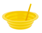 Sippy Bowls With Straws 4 Pieces 200 ml Plastic Cereal Bowl for Kids