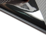 60cm x 150cm Bubble Free Carbon Fiber Sticker - Black