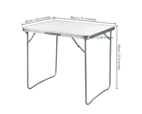 Folding Table Portable Folding Camping Table with Carrying Handle