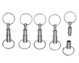 Quick Release Keychain 5 Pieces Detachable Keychain