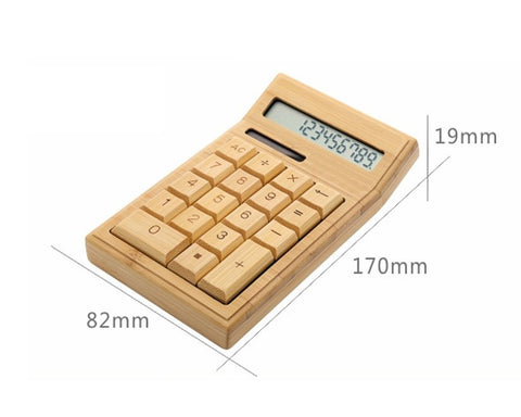 Bamboo Solar Calculators with 12-digit Large Display