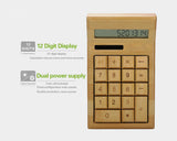 Bamboo Solar Calculators with 12-digit Large Display