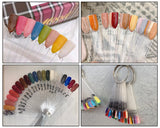 Set of 2 Nail Art Tips Display Polish Board Practice Sticks