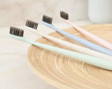 Individual Toothbrush 4 Pcs Travel Toothbrush with Individual Case