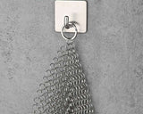 Stainless Steel Cast Iron Cleaner 8 x 6 Inches Chainmail Scrubber