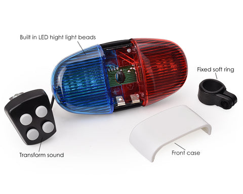 LED Light Police Siren for Bike