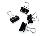 120 Pcs 15 mm Binder Clips - Black