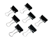 120 Pcs 15 mm Binder Clips - Black