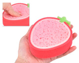 4 Pieces Fruit Shaped Kitchen Sponges