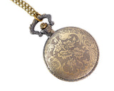 Vintage Quartz Pocket Watch with Chain